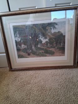  “The Village Elms” by James Duthie after original painting by Albert Fitch Bellows (1(contact info removed))