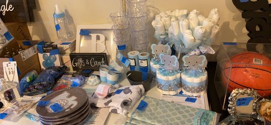 Boy Baby Shower Elephant Theme Supplies/decor