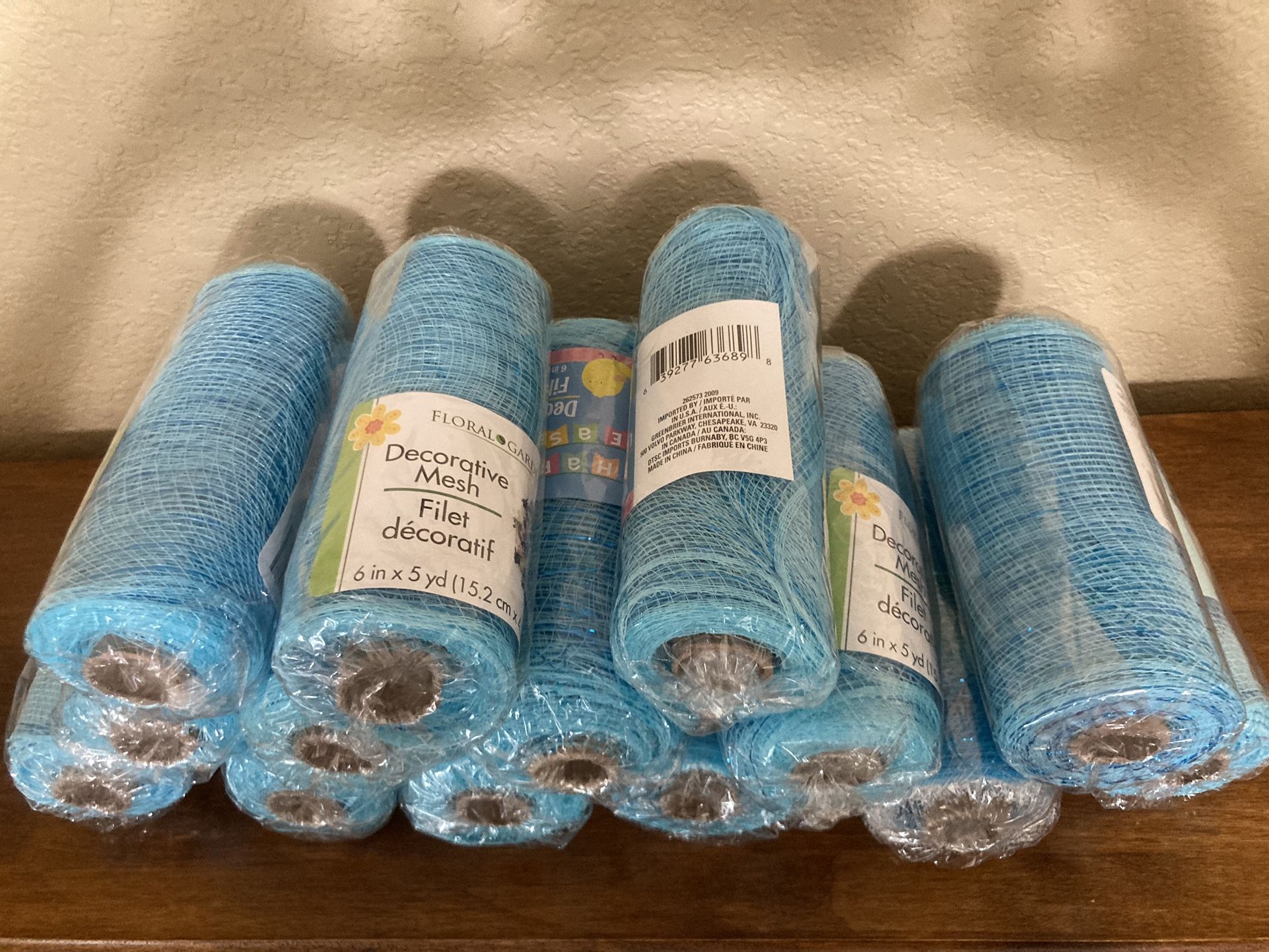 191 Rolls Of Mesh For Crafts