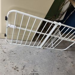 White Metal Gates