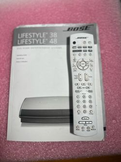 Genuine Bose RC38T1-27 Remote Control for Lifestyle 38/48, AV38/AV48