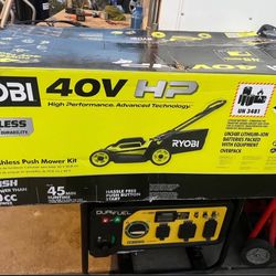 40V HP Brushless 20 in. Cordless Battery Walk Behind Push Lawn Mower with 6.0 Ah Battery and Charger