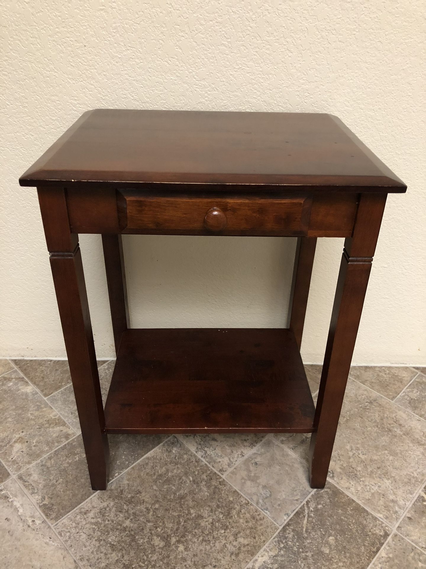 Small Wooden Accent Table or Nightstand