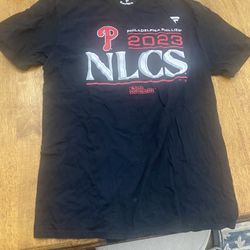 2023 Philadelphia Phillies Official NLCS On Field-T-Shirt -Size Large-