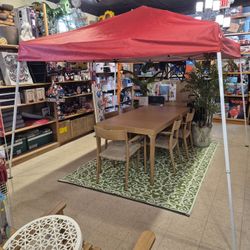 New Outdoor Red Canopy 10ft X 10ft 