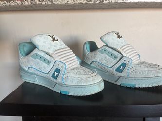 Louis Vuitton x Tyler, The Creator. Blue LV Trainers