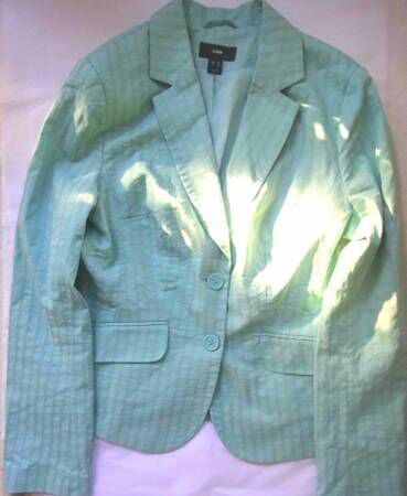 Brand New Women's Light Blue Spring Blazer Jacket by H&M, Size 10