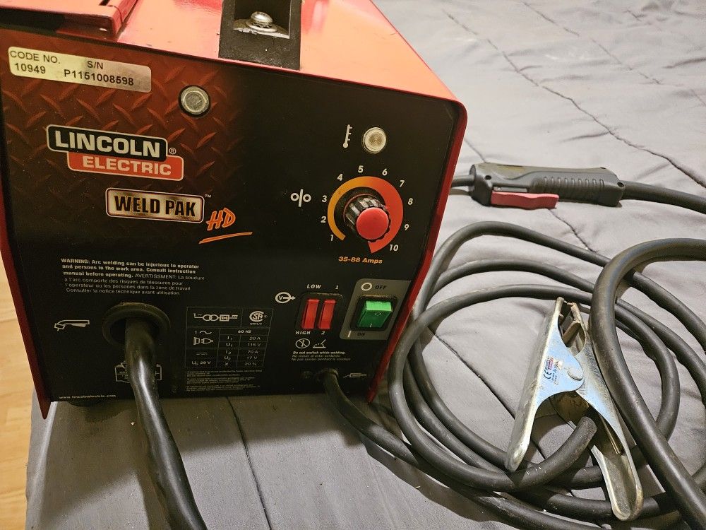 Welder Lincoln Electric Weld Pak Hd 120v