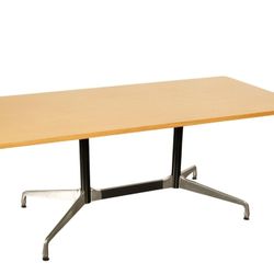 Mid Century Modern Herman Miller Charles & Ray Eames Ash Conference Dining Table
