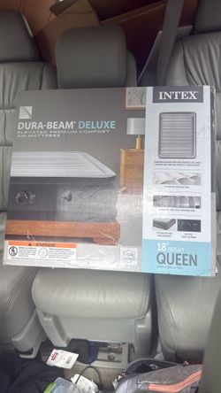 Intex 18” Dura-beam Deluxe Air Mattress Unopened Box
