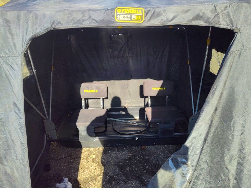 $250 3person Frabill Pull-over Ice Shack