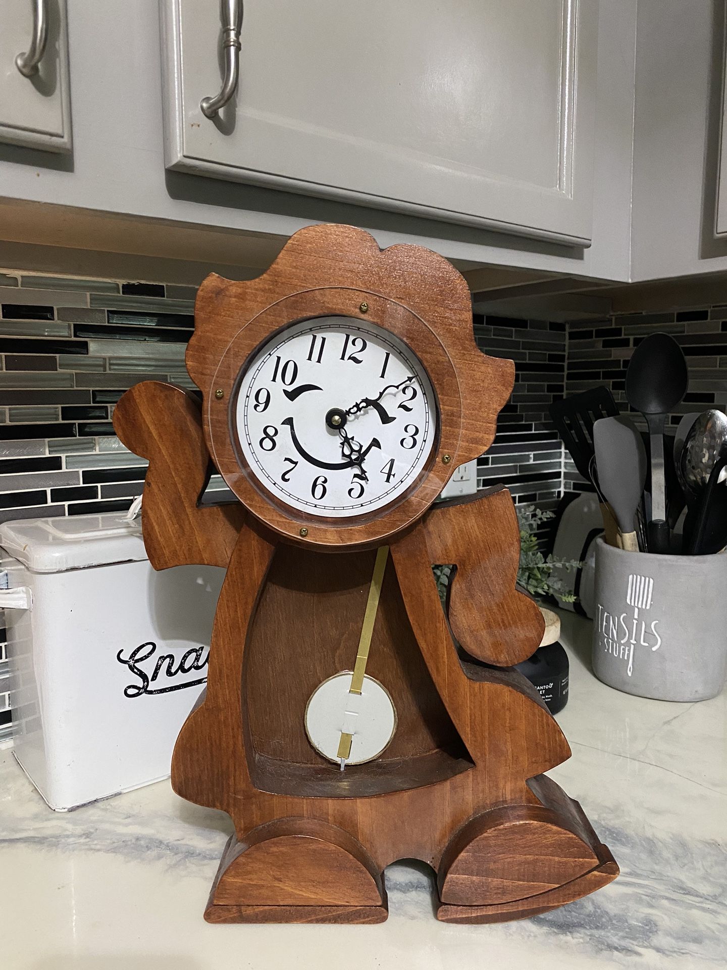 Beauty And The Beast Cogsworth Clock
