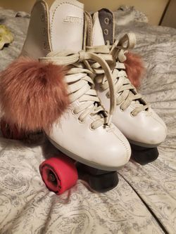 Sure Grip Malibu white quad roller skates ladies size 6