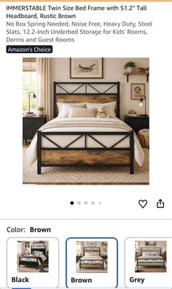 Twin bed frame
