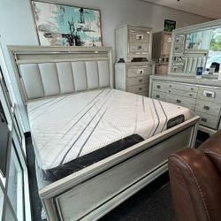 Queen Size Bed Dresser & Mirror $1589. Other Pieces Are Available. Delivery & Set Up Available 