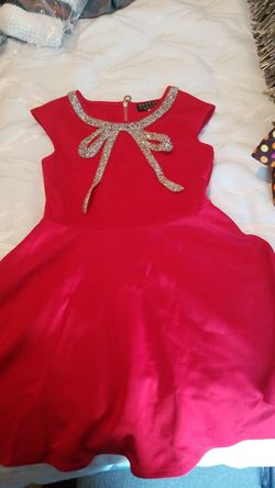 Girls Red Dress