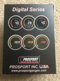 Digital Prosport Gauges