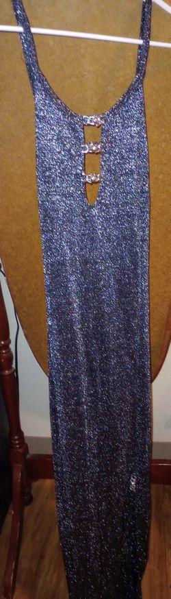 Silver& Black Dress Sz2xl 