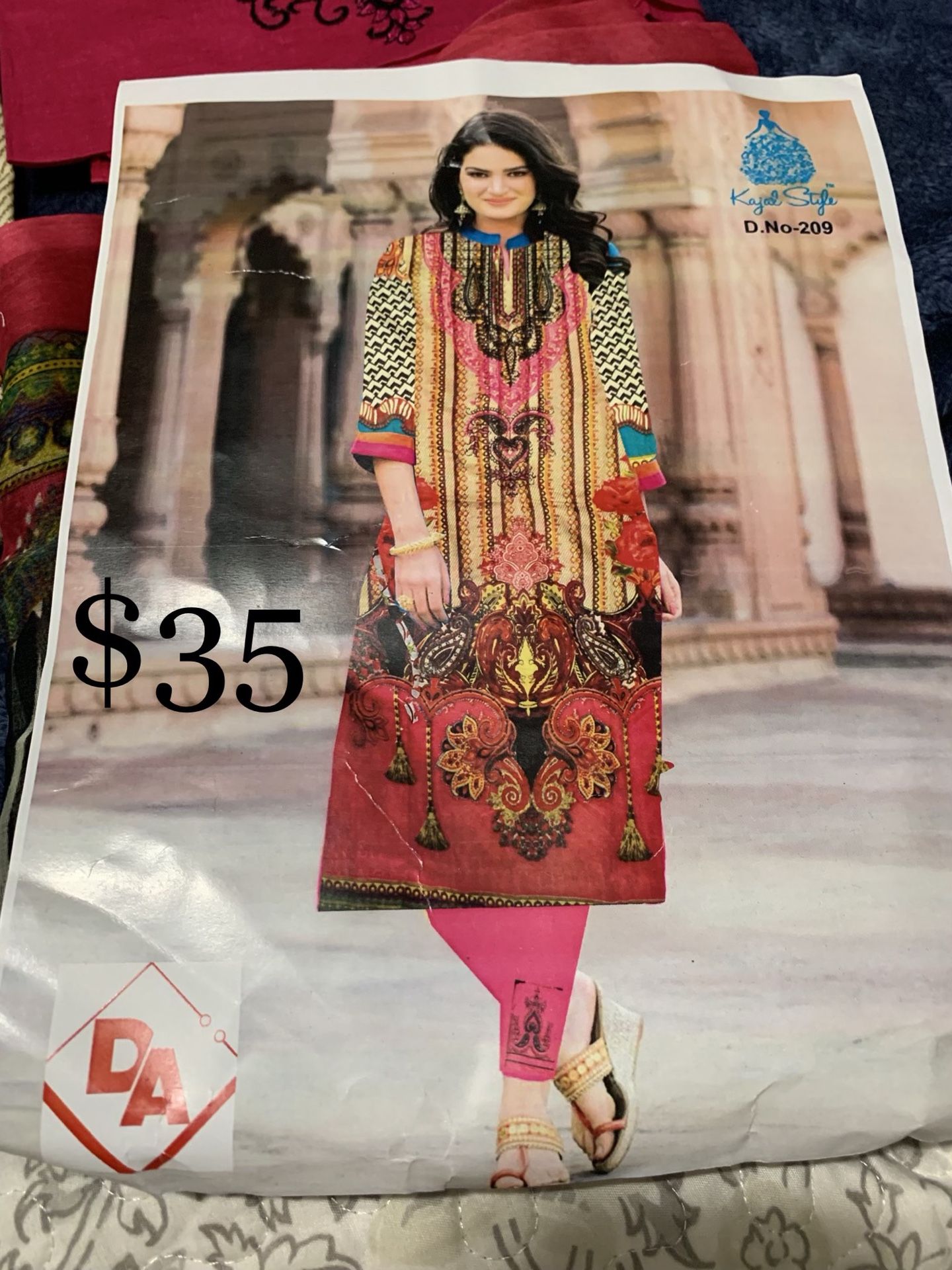 Unstitched embroidered formal and casual variety