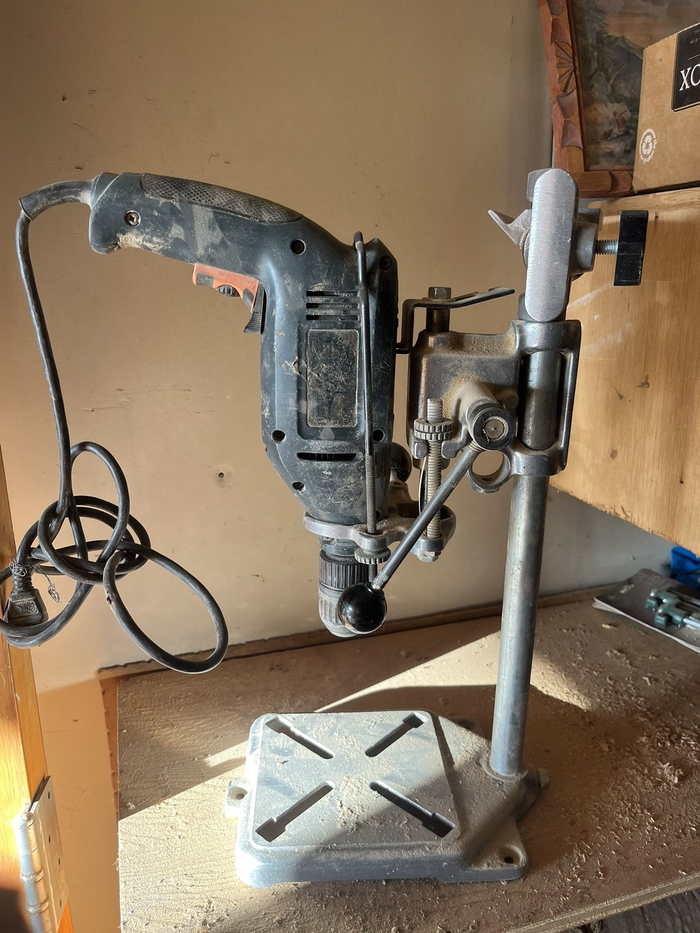 Craftsman Drill Press And Black And Decker Drill