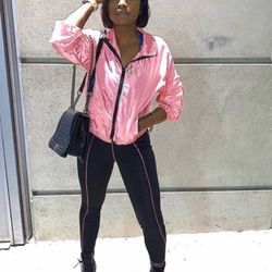 Pink Track Suit Set 
