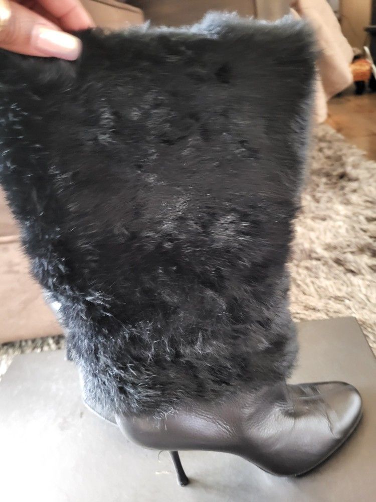 Gucci Fur Boots