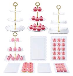 🔥 MUST GO! 10PC Dessert Table Display Set w/ Cupcake Stands - Only $25!