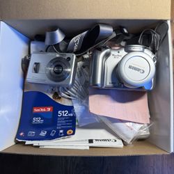 Cannon Powershot S1 iS & Casio Exilim (Untested)