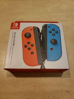 Brand New Nintendo Switch Neon Red & Neon Blue Joycons $60