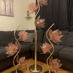 Vintage Lotus Flower Lamp