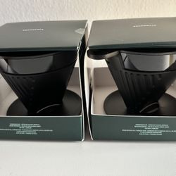 Starbucks black pour-over coffee brewing set Brand New 
