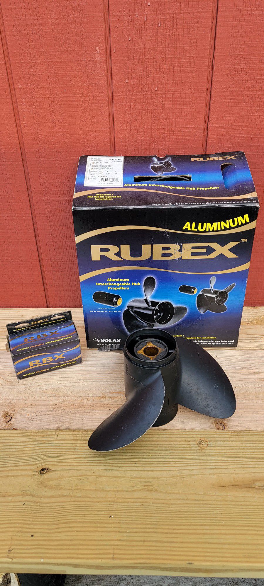 Rubex Aluminum Interchangeable Hub Propeller 