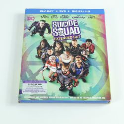Suicide Squad Extended Cut Blu-Ray + DVD + Digital HD Movie Bundle