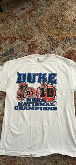 New Duke NCAA National Champions T-shirt Size L TCX Apparel