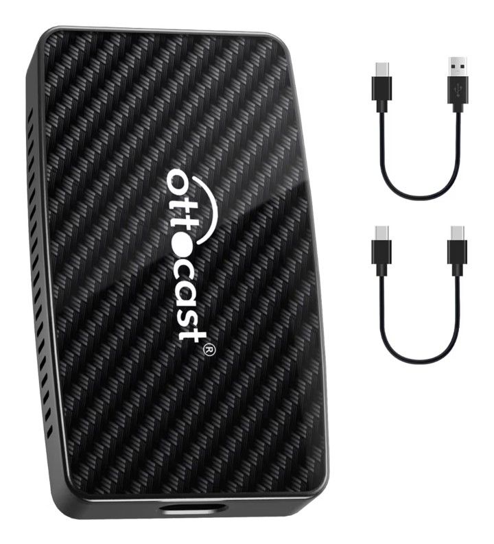 Ottocast Play2Video Pro 2025 Wireless CarPlay Android Auto Adapter 