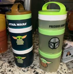 Star Wars snack container free with a purchase only