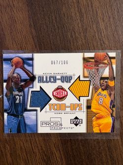 Kobe Bryant/Kevin Garnett /100 Game Worn Jersey