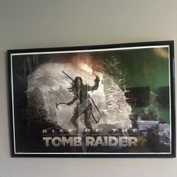 Tomb raider Poster Framed 