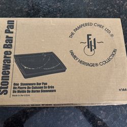 pampered chef stoneware bar pan #1445