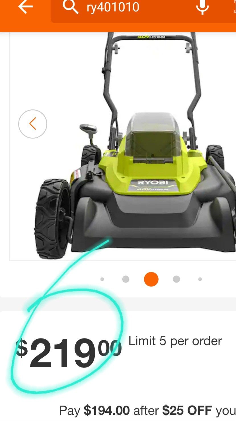 Lawnmower Gardening Tool Lawn Mower 🚜