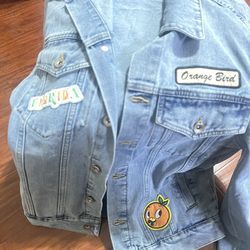 Women’s Walt Disney World Vault Collection Orange Bird Denim Jacket