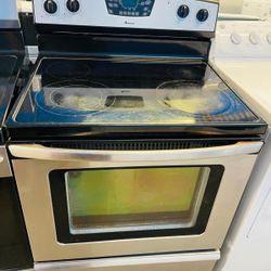 amana stainless steel stove