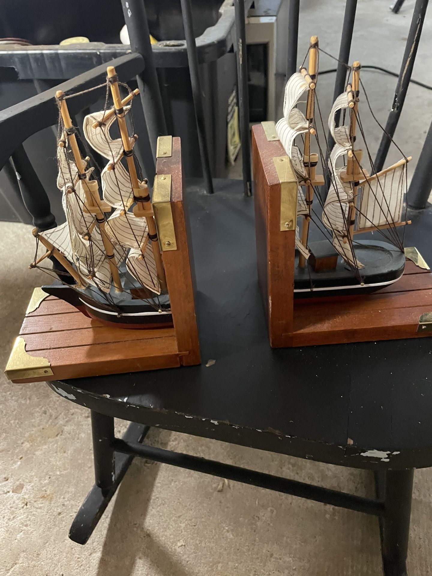 Nautical Sailboat Book Ends 