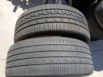 245/50/20 75-85% TREAD DOT 42/24 2 TIRES EXCELLENT CONDITION
