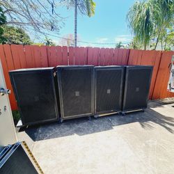 4x Dual 18 subwoofers (set of 4) passive 