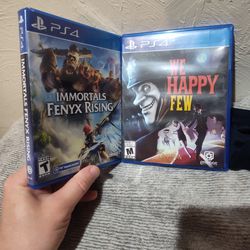 Immortals Fenix Rising And We Happy Few PS4 Bundle Games