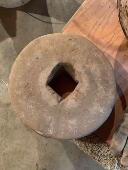 Vintage Grinding Sharpening Stone Wheel