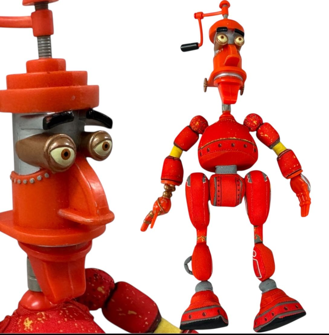 Fender Pinwheeler 13” Plush - 2005 Animated Film Robots - Rare Collectible