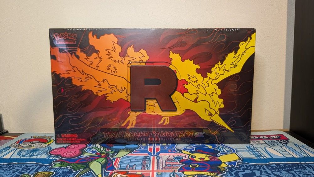 Team Rocket’s Moltres ex Ultra Premium Collection Brand New & Factory Sealed