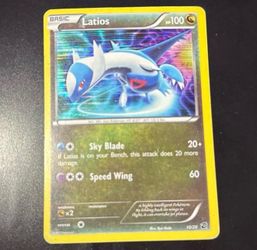 Latios Dragon Vault Black&White 10/20 2012 cards released HoloFoil artwork LP